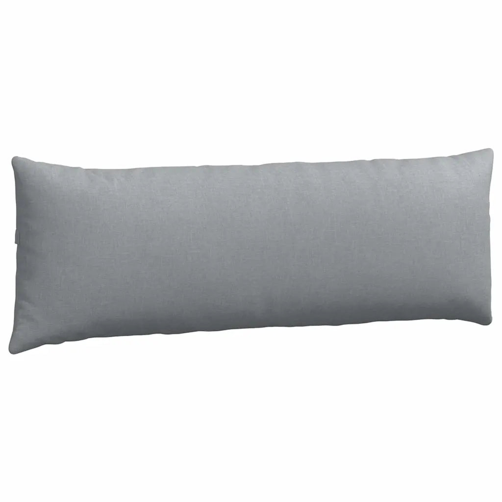 Cuscini da Divano 2 pz | Cuscini per sedie Grigio chiaro 120 x 40 cm Tessuto