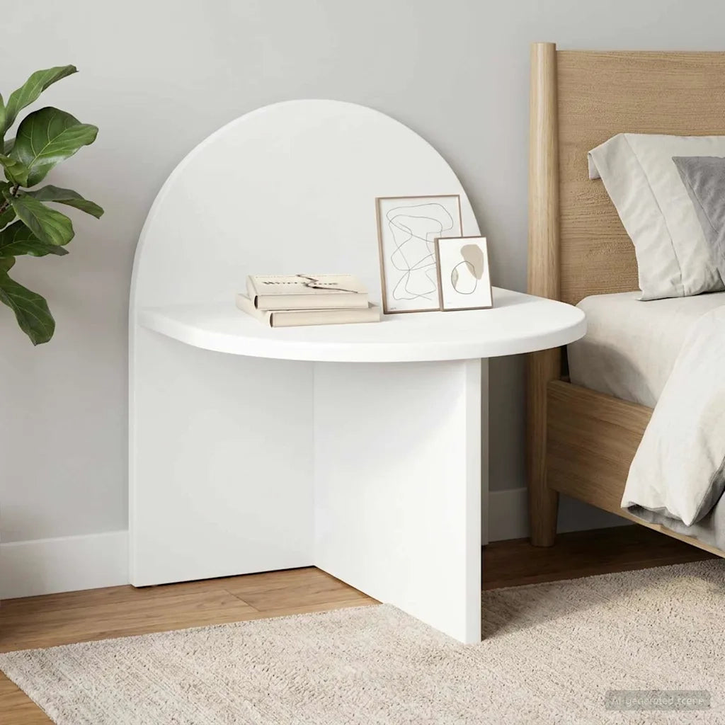 Comodino | Armadio da Notte | Mobiletto da notte Bianco 40 x 35,5 x 45,5 cm Legno ingegnerizzato