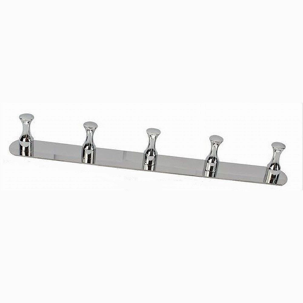 Trade Shop - Appendiabiti Con 5 Ganci Per Accappatoio Bagno Casa A Parete Contemporaneo 59749 -
