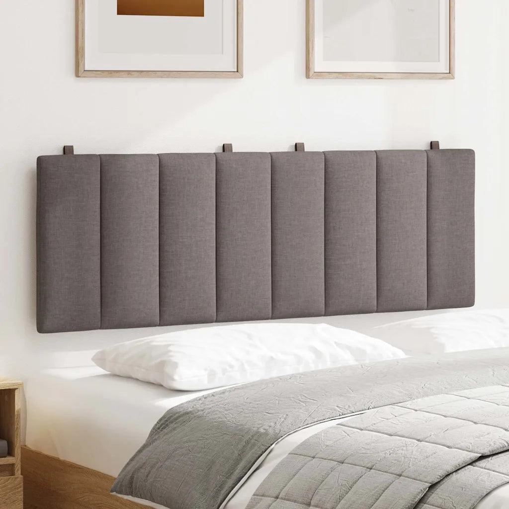Cuscino Testiera Hanko Tortora 140 cm in Tessuto 4019167