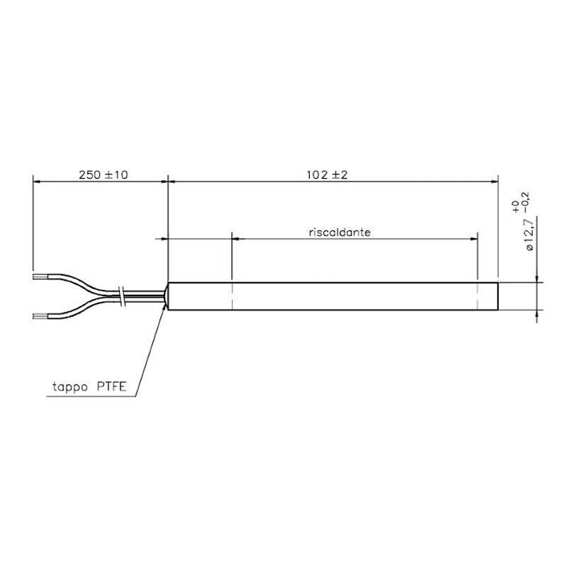 UTXM016013 Resistenza accensione lineare per stufe a pellet