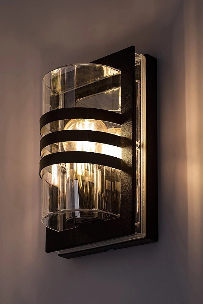 Applique esterna moderna E27 IP44 nera Orlova Rabalux