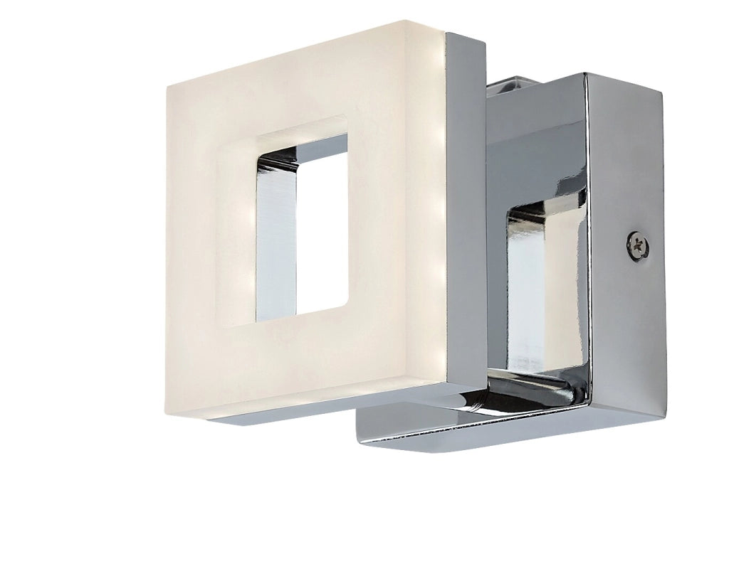 Applique bagno specchio cromata quadrata LED 5W IP44 Rabalux