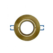 Trade Shop - Porta Faretto Da Incasso Tondo Supporto Faretti Portafaretto Controsoffitto P12 - Rame