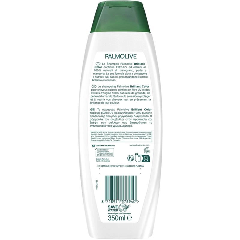SHAMPOO PALMOLIVE 350ML BRILLANT COLOR MELOGRANO OKY