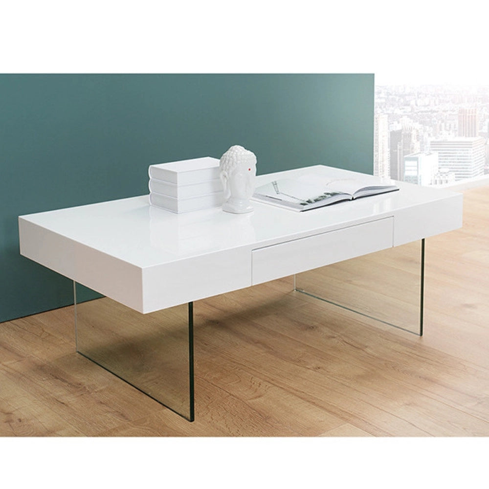 Tavolino da caffè KENZO III (bianco HG)