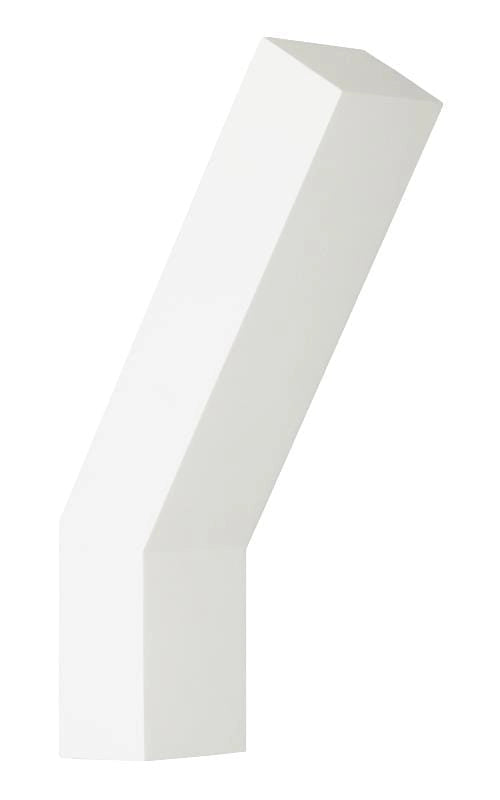 Applique Lampex Jerry 698/1 bianca 1 luce G9 gesso ceramica