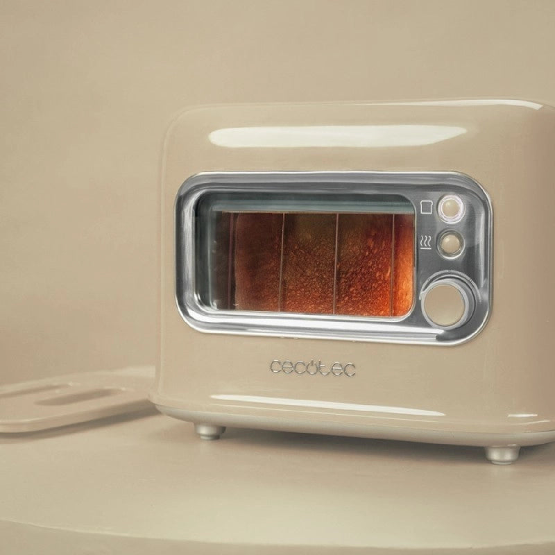 CECOTEC 08042 - Tostapane RetroVision Beige
