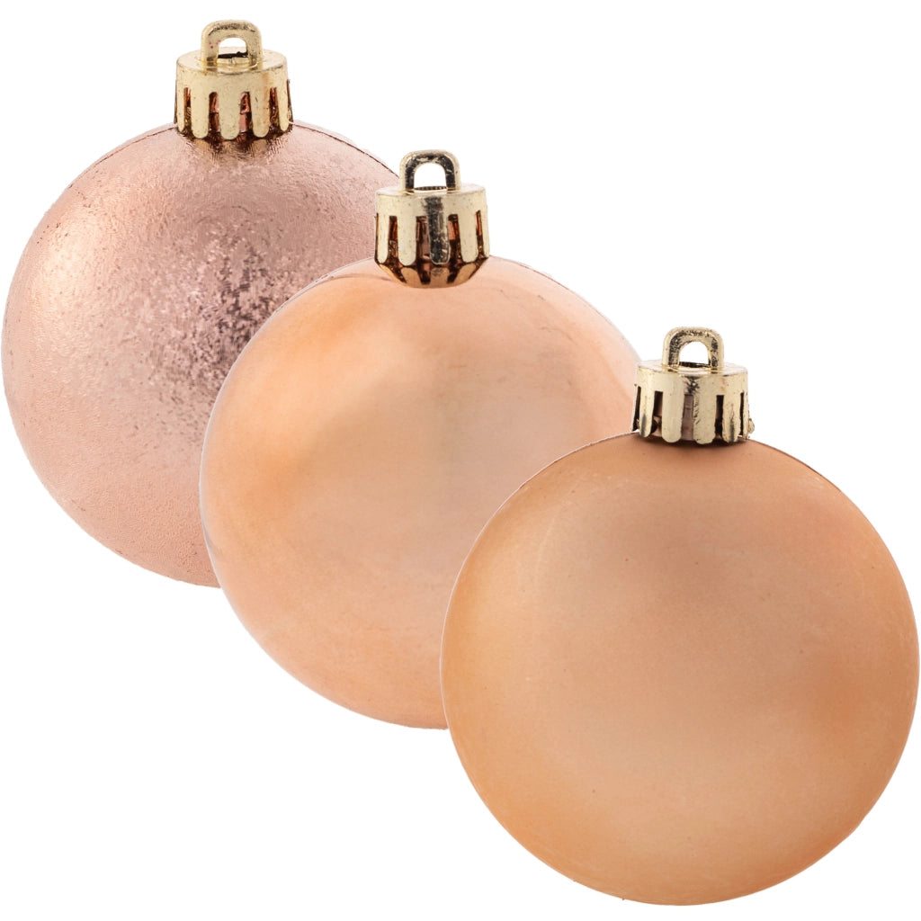 Set di 30 palline di Natale infrangibili KADAX per albero di Natale.
