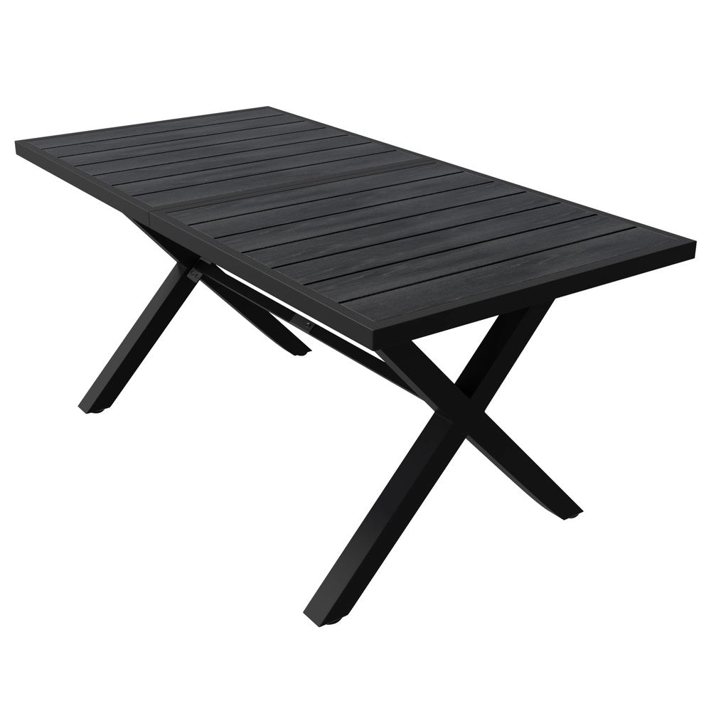 Set da esterno moderno - Zephmum- Sedute multiple in ferro con braccioli intrecciati e cuscini