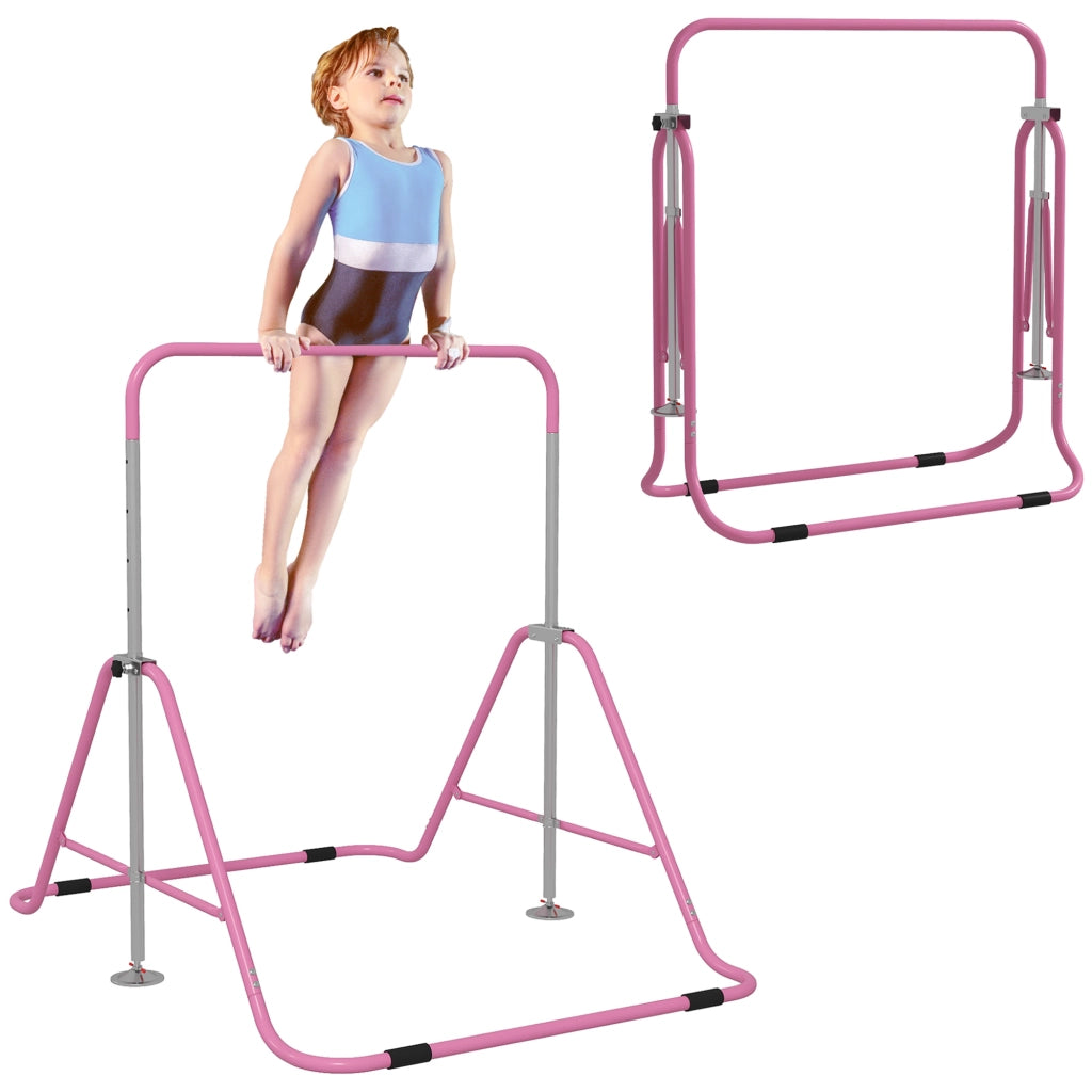Sbarra Parallele Pieghevole ¨C Minimal ¨C Altezza Regolabile Rosa
