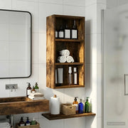 Armadio da bagno a muro Quercia Affumicata 30 x 16 x 62,5 cm 889339