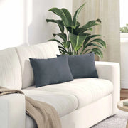 Cuscini da Divano 2 pcs Grigio scuro 50 x 30 cm 42013628
