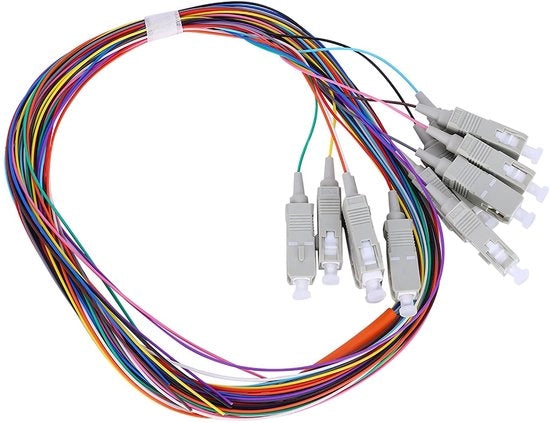 Cavo a fibra ottica multimodo 12-aderio, 1,2 m, SC/UPC, classe carrier, PVC di alta qualità, plug-and-play