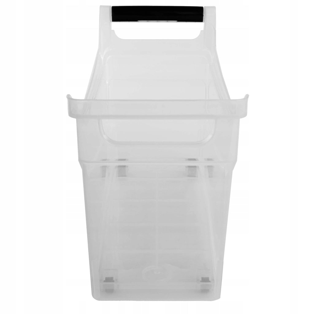 Contenitore organizer KADAX per mobili da cucina, con ruote, 48x17x25 cm, 17 litri.