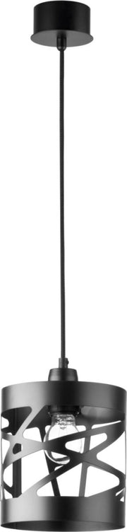 Lampada a sospensione Moduł Frez nera Ø17,5 E27 Sigma