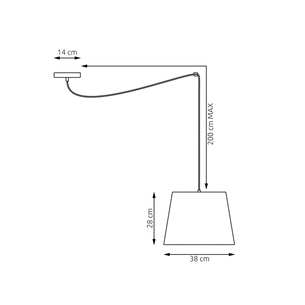 Sospensione 1 Luce Iside Con Paralume Grigio
