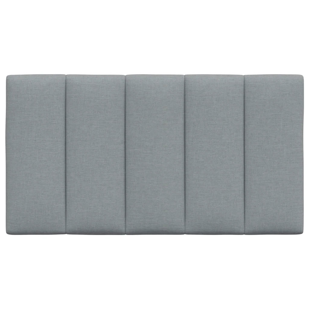 Cuscino Testiera Hanko Grigio Chiaro 90 cm in Tessuto 4019142