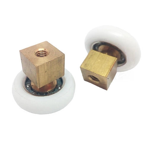 Cuscinetti per box doccia 22 AZ Ottone Quadro  Kit 2 pezzi