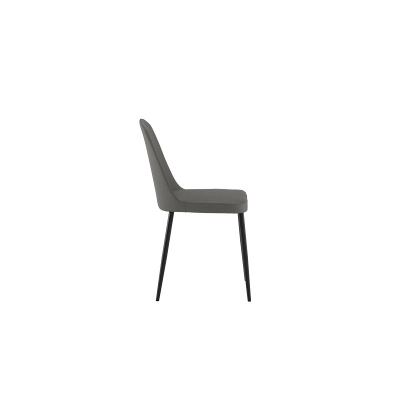 Sedia in soft-touch Tamara 52cm X 45cm H 85cm Stones