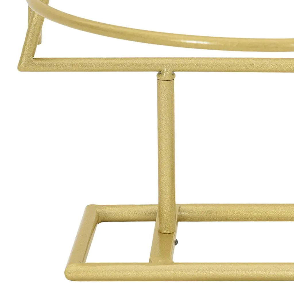 Albero di Natale in metallo con supporto Oro 90 cm 42019152