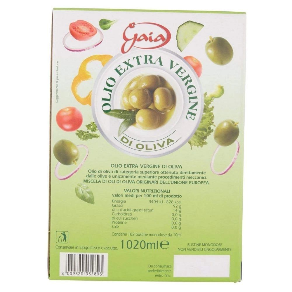 Gaia succo di limone in bustine e olio extra vergine di oliva