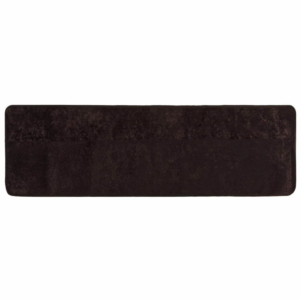 Runner Tappeto MARSA Antracite 80 x 250 cm Poliestere e PVC 42023170