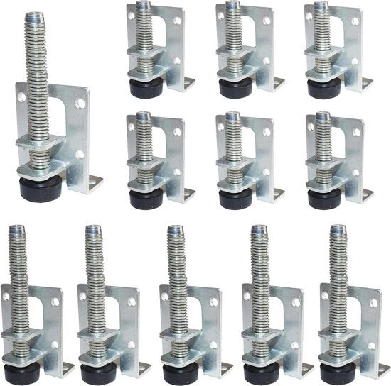Set di gambe per mobili adattabili - 12 pezzi con gambe con viti a spillo