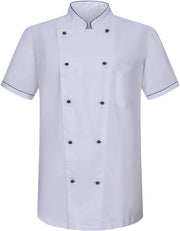 Camicia a Kok a Mano per Uomo KZ-8501B, 5XL EU, Bianco