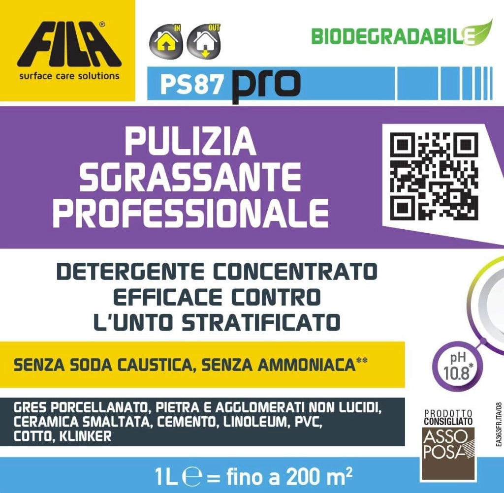 Fila Ps87 Pro Lt.1 Detergente Decerante Sgrassante
