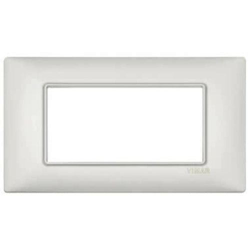VIMAR PLANA - PLACCA 4M ARGENTO PERLATO