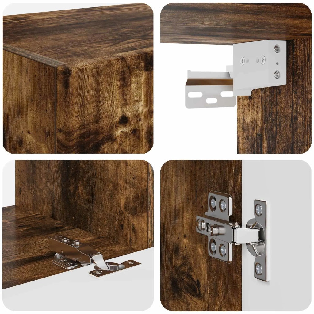 Set mobile TV 6 pcs Rovere fumé Legno multistrato 3409128