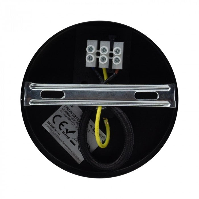 Lampada a sospensione tubo rosa oro 1xE27 Ecolight