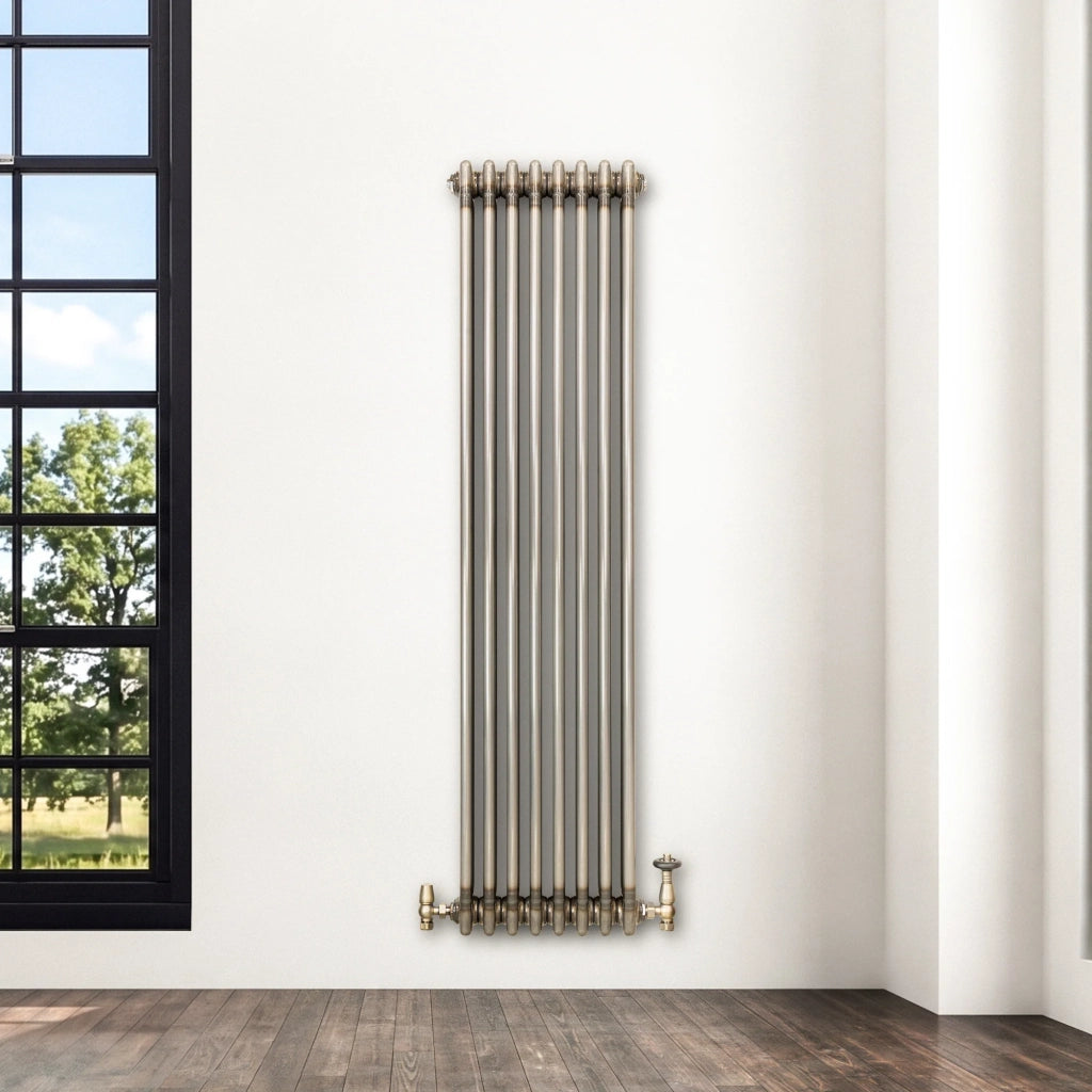 Radiatore 3 Colonne Verticale Metallo Grezzo 1500x380 mm