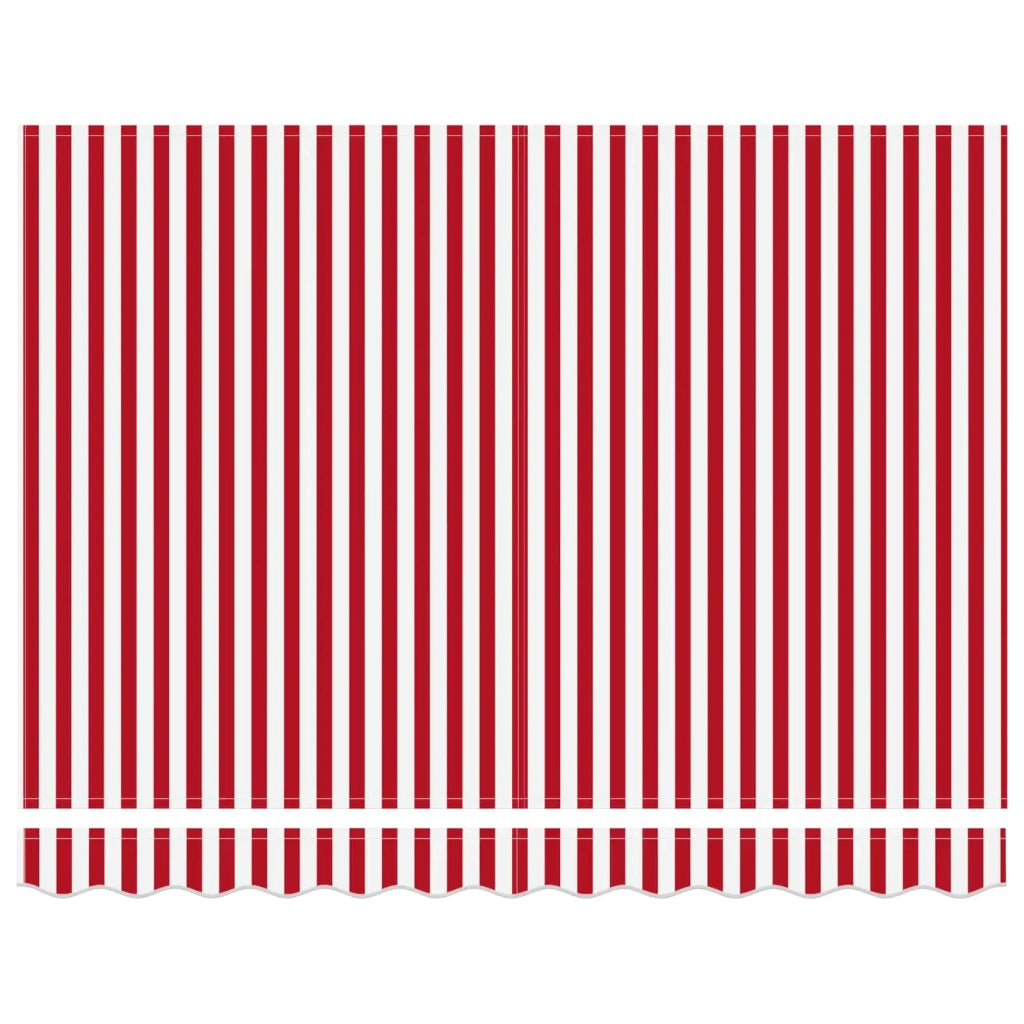 Tettuccio Elettrico Retrattile Rosso e Bianco 3,5 x 2,5 m 3420980