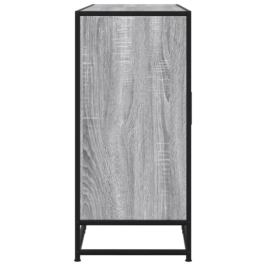Credenza | Madia | Buffet da pranzo | Armadio da pranzo Grigio Sonoma 134x35x76 cm in Truciolato