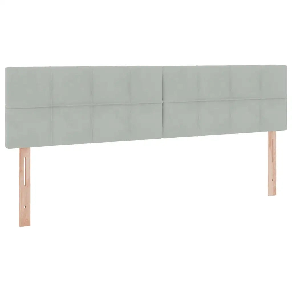 Letto con Contenitore con materasso Grigio chiaro 100 x 200 cm 3370979