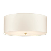 Plafoniera rotonda 66cm 5xE27 ottone anticato Fletcher