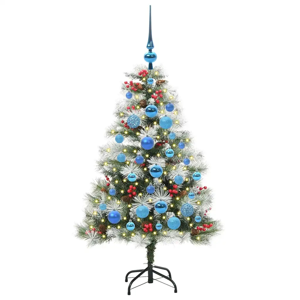 Albero di Natale artificiale Verde e bianco 120 cm 3395168