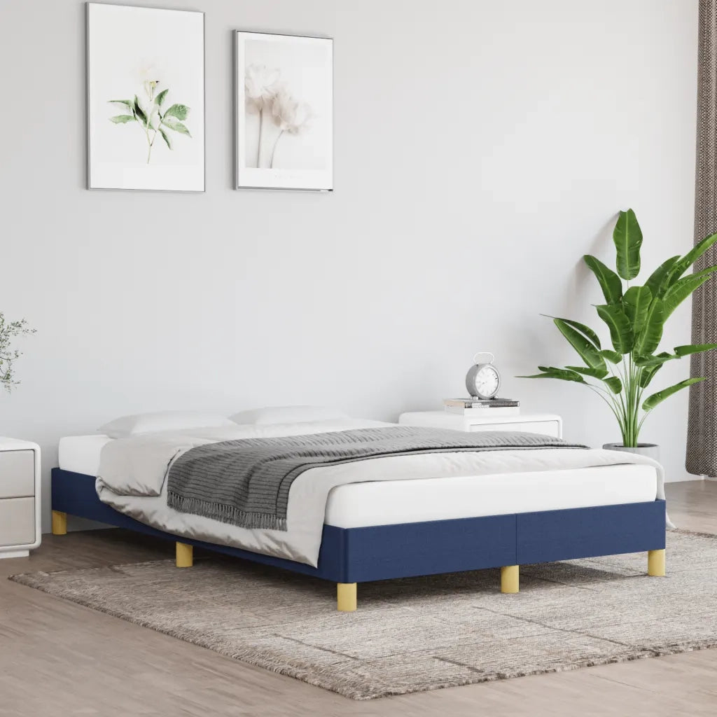 Giroletto senza Materasso Blu 120x200 cm in Tessuto 346808