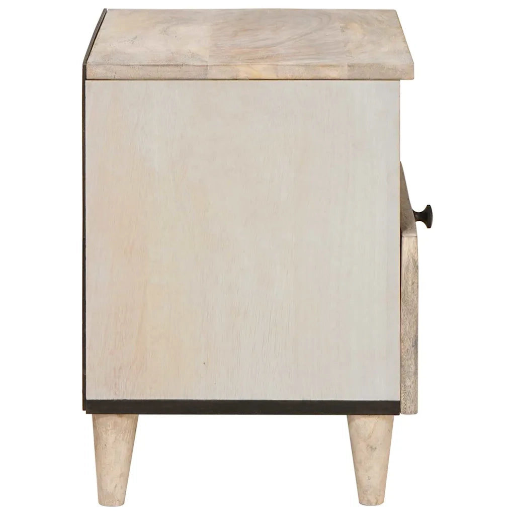 Armadio da Notte Bianco 40 x 33 x 46 cm Legno ingegnerizzato 4018122