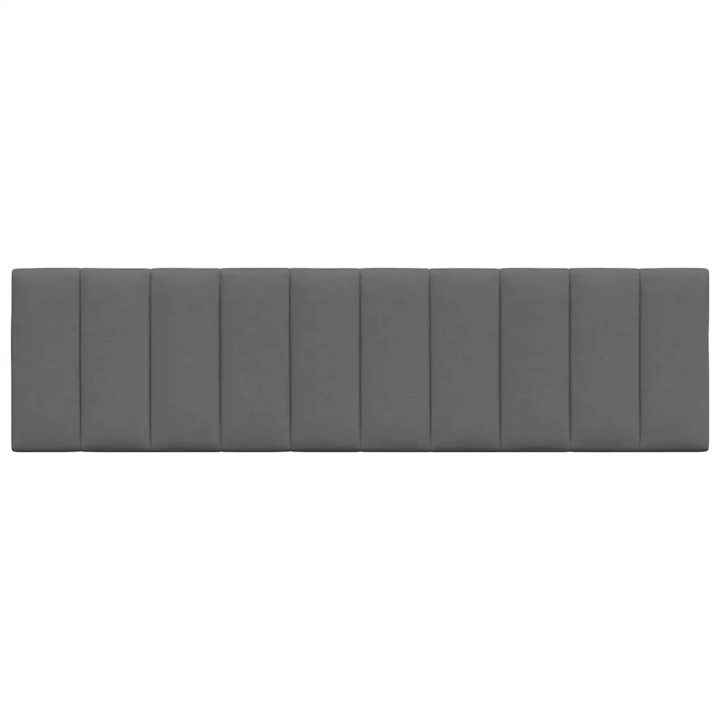 Cuscino Testiera Hanko Grigio Scuro 180 cm in Tessuto 4019178