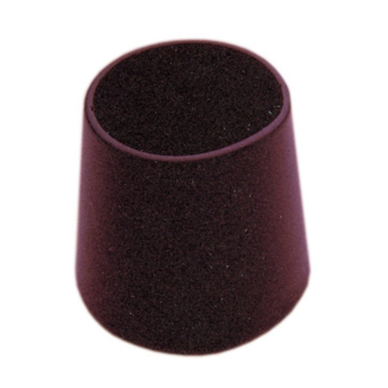 Sottosedie a goccia nero 10 mm, 8 pz