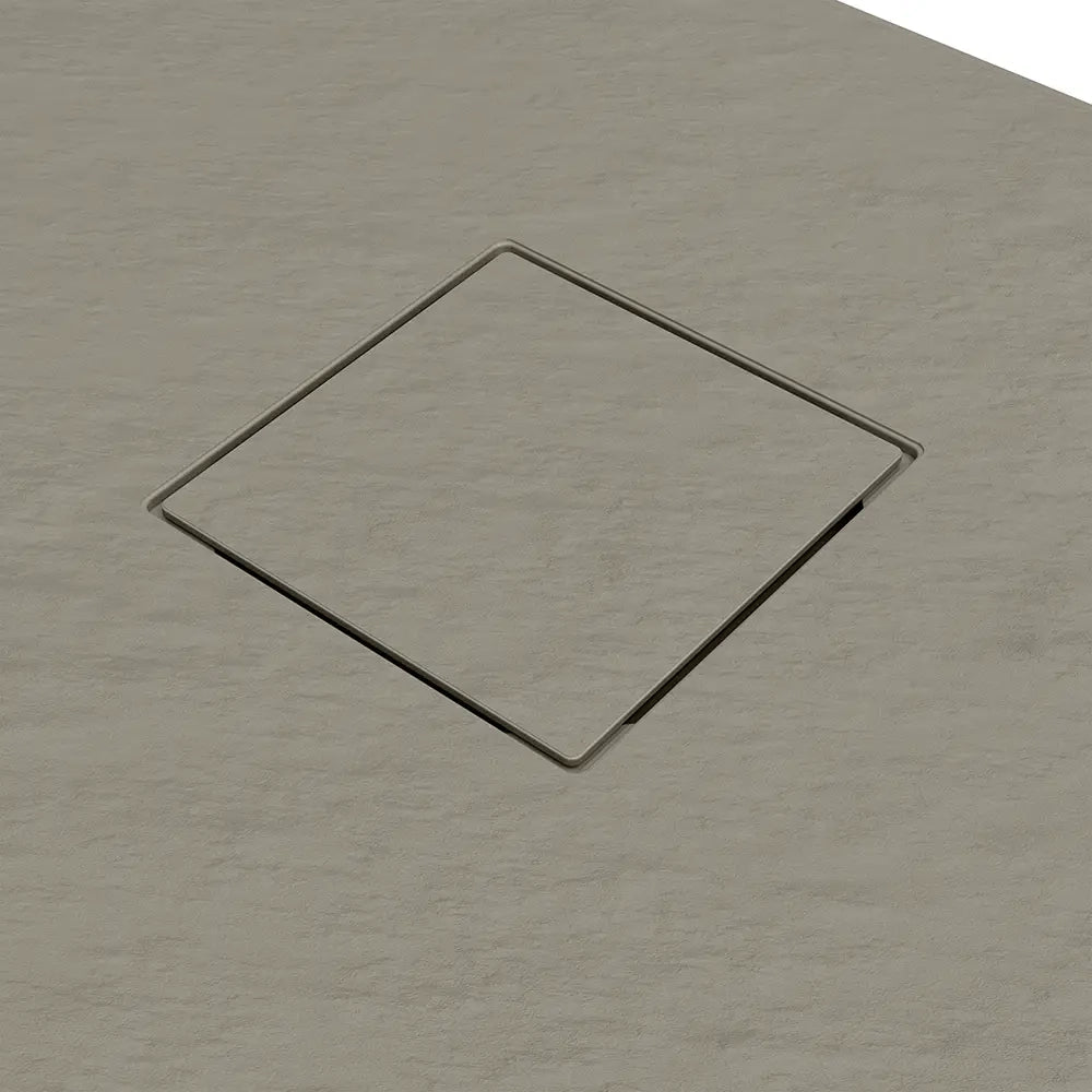 Piatto doccia 80x150 cm colore marrone effetto pietra | Samos