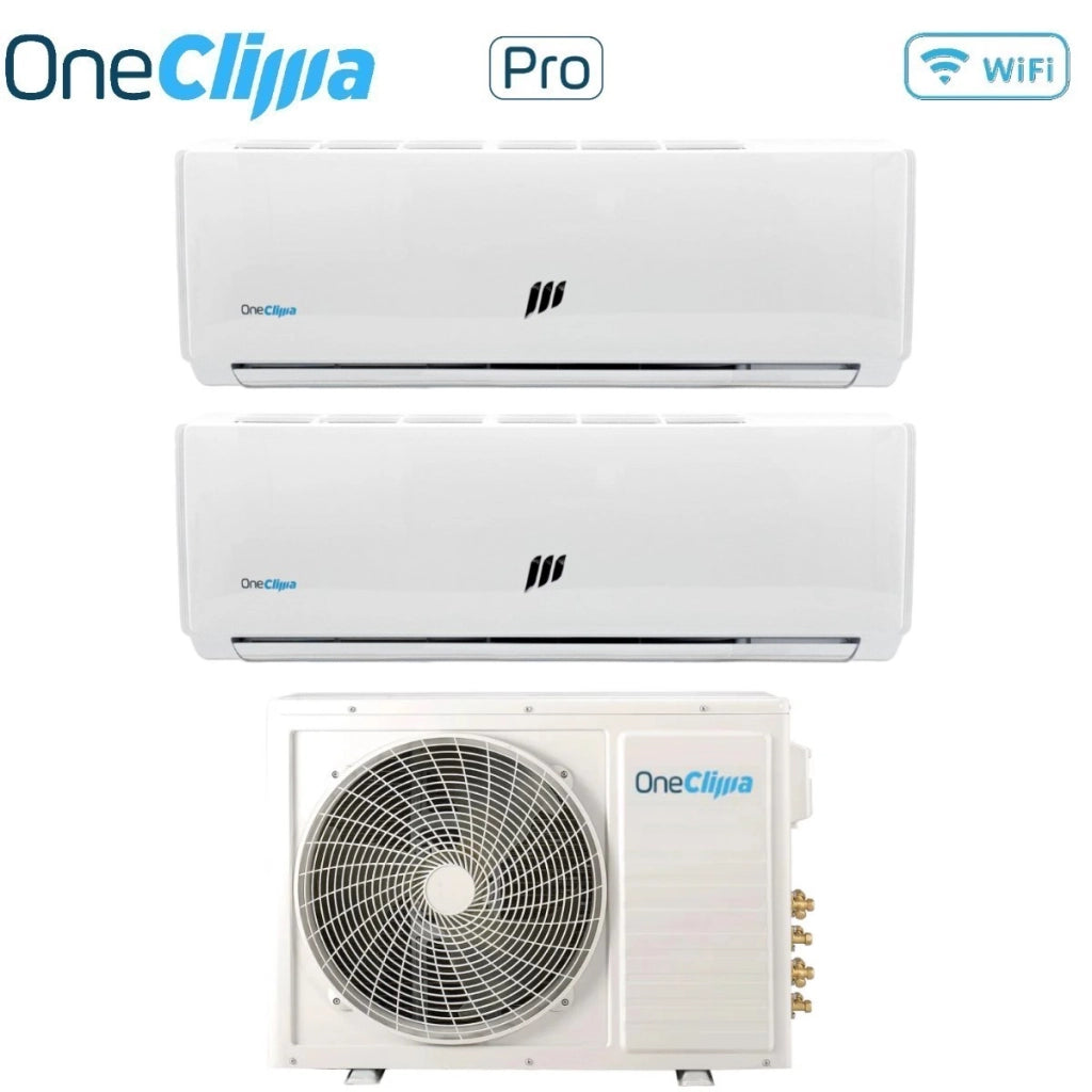 Condizionatore Dual Split OneClima Pro 9+12 con MLT21x3/Y24 R-32 Wi-Fi Optional