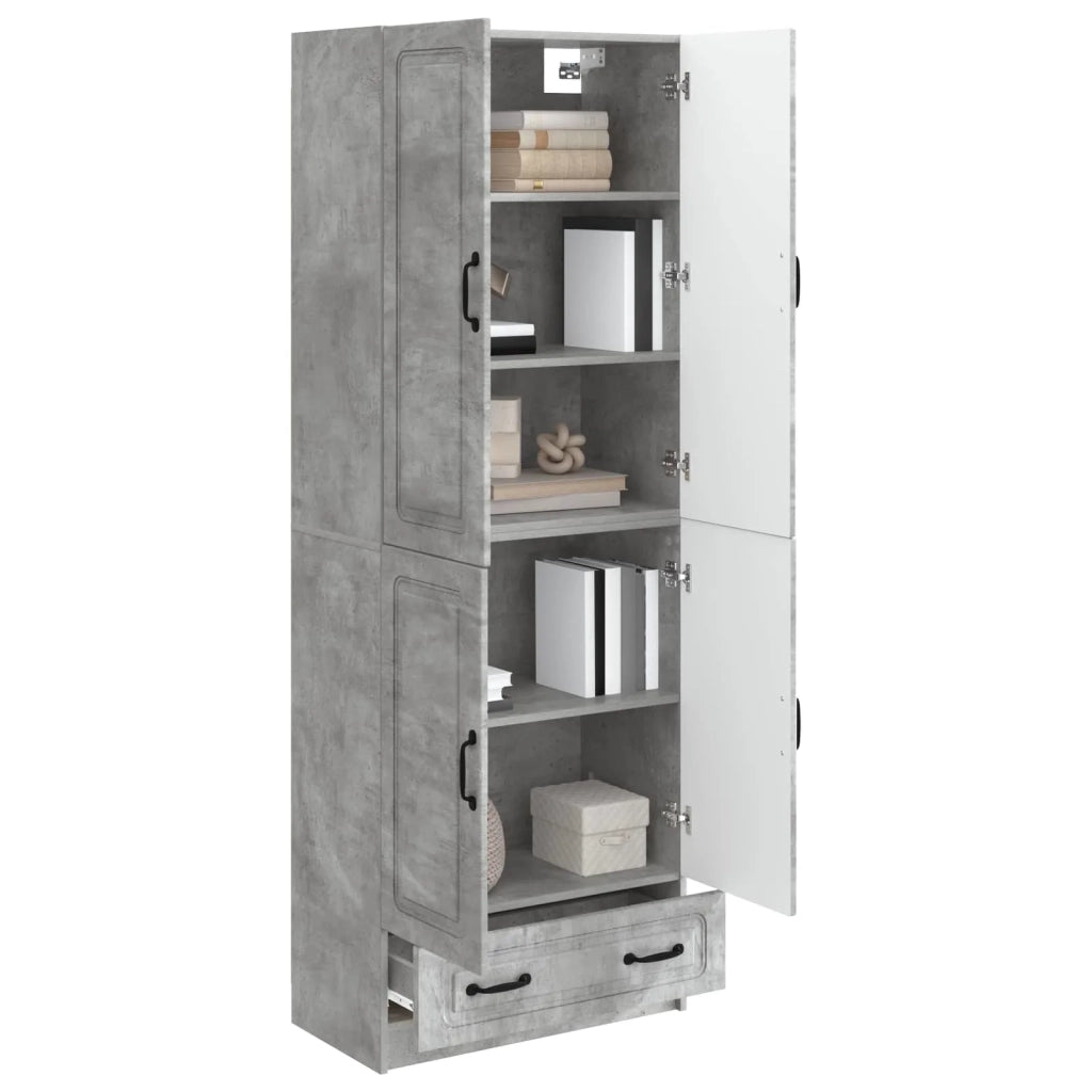 Set di armadi 2 pz Grigio Cemento Legno ingegnerizzato 3416937