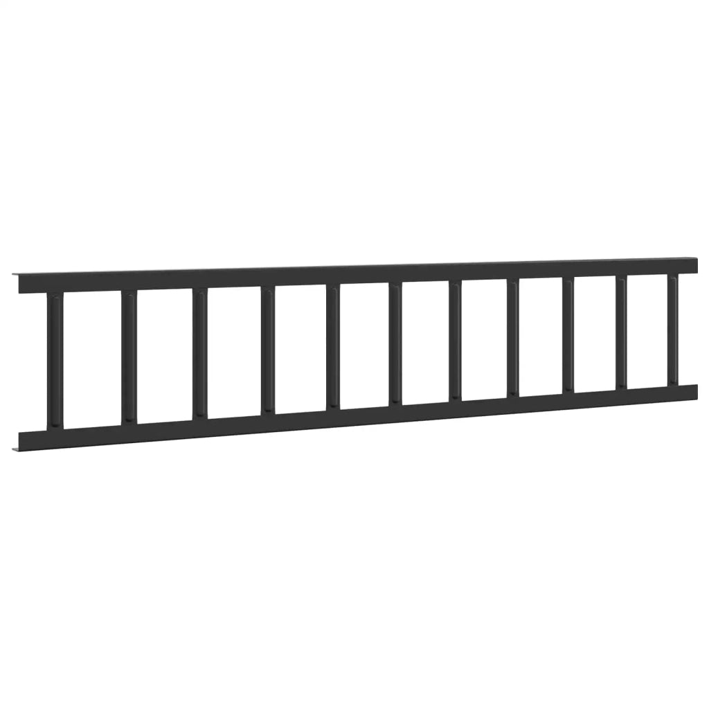 Guardia per neve sul tetto Nero 300 x 2,5 x 20 cm Acciaio CFW2845031