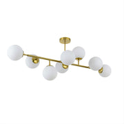 Lampadario Dorado Light Prestige 8xE14 oro bianco moderno