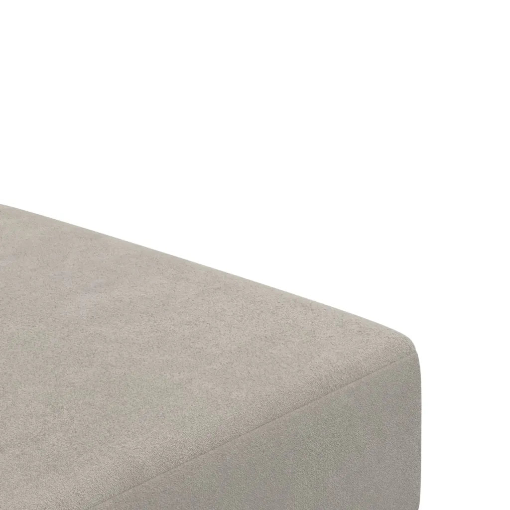 Divano Letto a 2 Posti-Sofa Letto 2 Posti-Daybed Grigio Chiaro in Velluto 520191