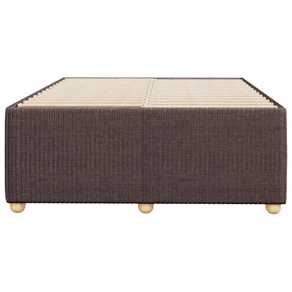 Giroletto senza Materasso Marrone Scuro 120x200 cm Tessuto 3284931